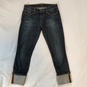 Joe’s Jeans cuffed cropped jean, size 25
